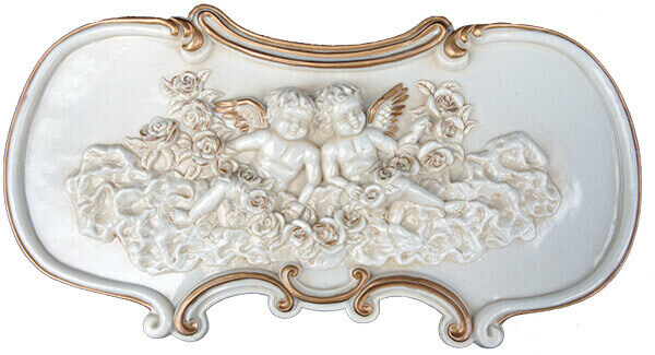 Infinity Ceramic Tiles Vaticano Camafeo Oro 40x76 декоративный элемент