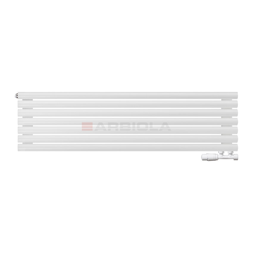 Arbiola Gorizont Iris V 1500-42-07 секции белый горизонтальный радиатор c нижним подключением Arbiola Gorizont Iris V 1500-42-07 секции белый горизонтальный радиатор c нижним подключением