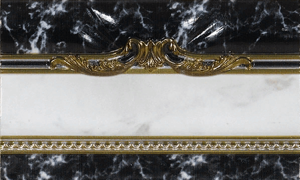 El Molino Siracusa Sofia Negro Zocalo 15x25 см Бордюр El Molino Siracusa Sofia Negro Zocalo 15x25 см Бордюр