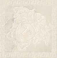 Versace Marble Toz.Medusa Bianco Lev 14,4x14,4 см Вставка Versace Marble Toz.Medusa Bianco Lev 14,4x14,4 см Вставка