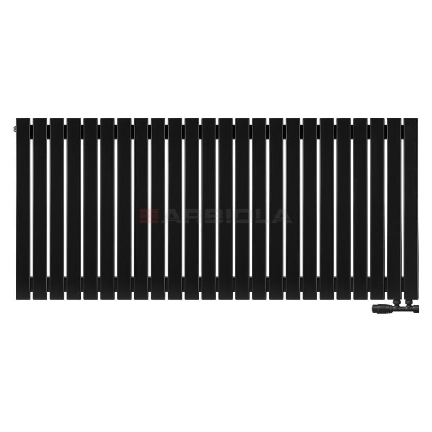 Arbiola Liner V 750-36-24 секции черный вертикальный радиатор c нижним подключением
