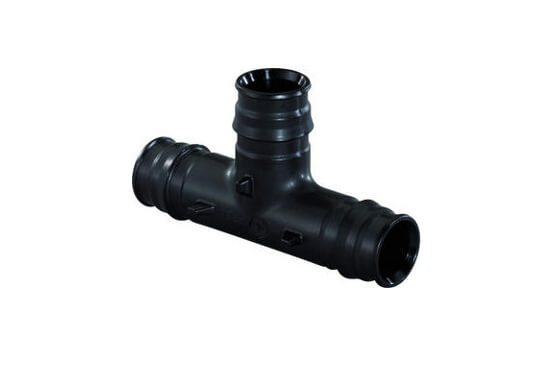 Пластиковый тройник равнопроходной Uponor Q&E PPSU 50-50-50 Пластиковый тройник равнопроходной Uponor Q&E PPSU 50-50-50