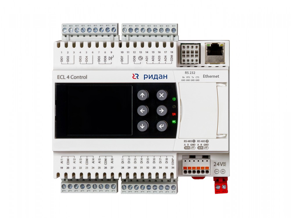 Контроллер ECL4 Control 368R Ethernet, 24V AC/DC РИДАН