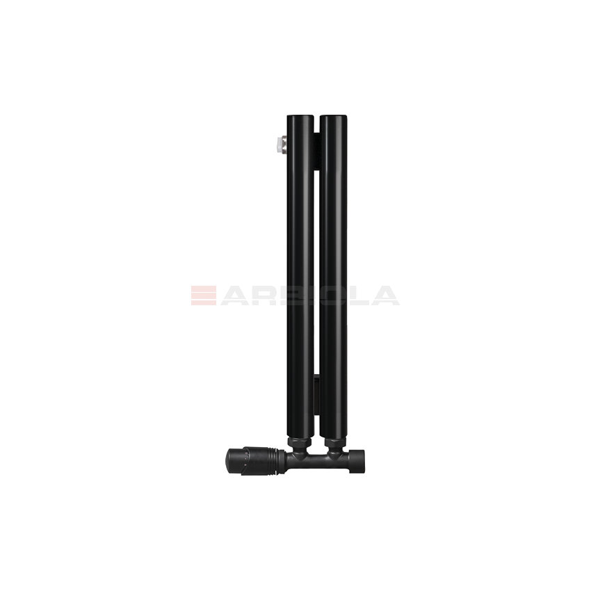 Arbiola Iris 42 V 500-42-02 секции черный вертикальный радиатор c нижним подключением Arbiola Iris 42 V 500-42-02 секции черный вертикальный радиатор c нижним подключением