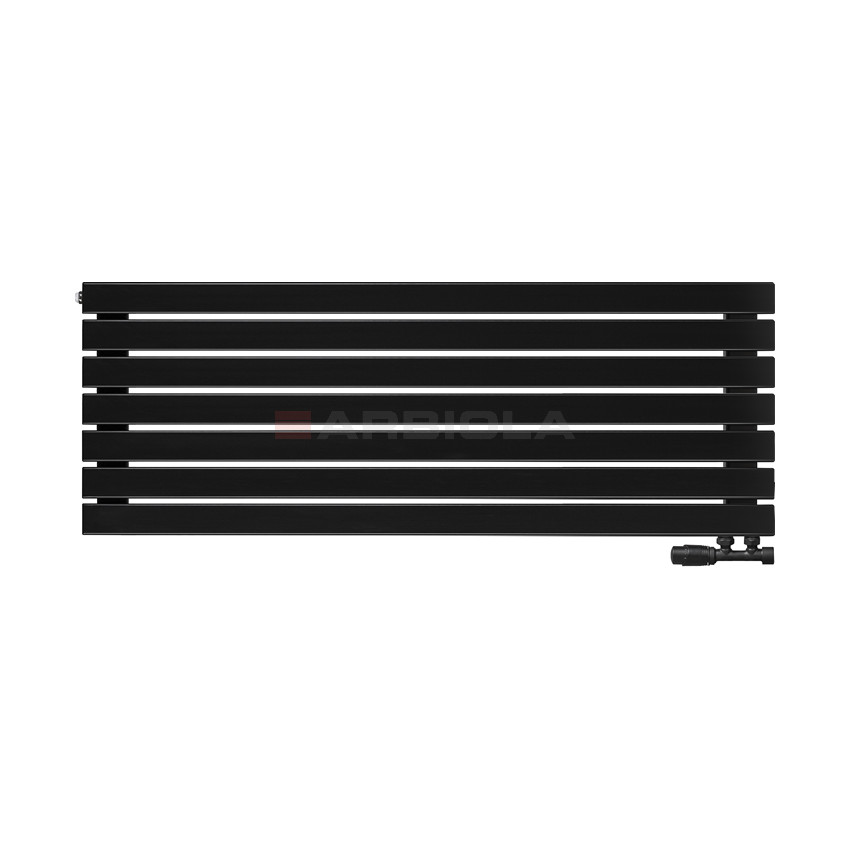 Arbiola Gorizont Liner V 1200-36-07 секции черный горизонтальный радиатор c нижним подключением Arbiola Gorizont Liner V 1200-36-07 секции черный горизонтальный радиатор c нижним подключением