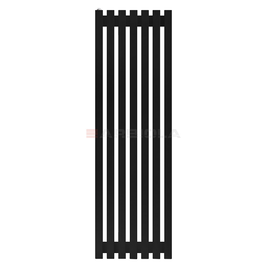 Arbiola Ritmo H 1250-40-07 секции черный вертикальный радиатор c боковым подключением Arbiola Ritmo H 1250-40-07 секции черный вертикальный радиатор c боковым подключением