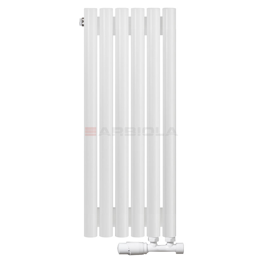 Arbiola Iris 42 V 750-42-06 секции белый вертикальный радиатор c нижним подключением Arbiola Iris 42 V 750-42-06 секции белый вертикальный радиатор c нижним подключением