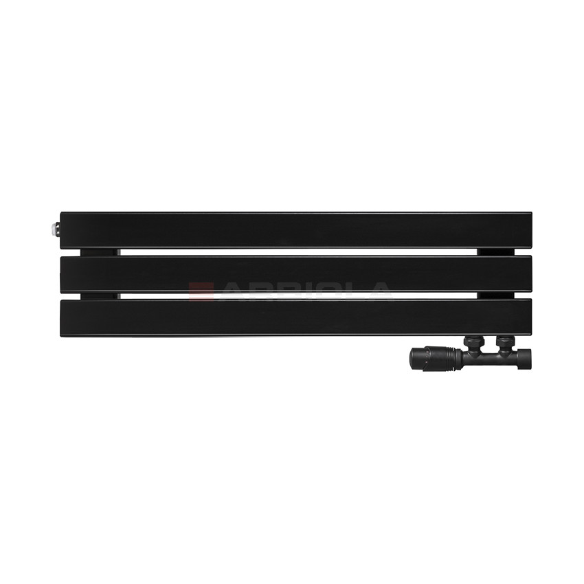 Arbiola Gorizont Liner V 1000-36-03 секции черный горизонтальный радиатор c нижним подключением Arbiola Gorizont Liner V 1000-36-03 секции черный горизонтальный радиатор c нижним подключением