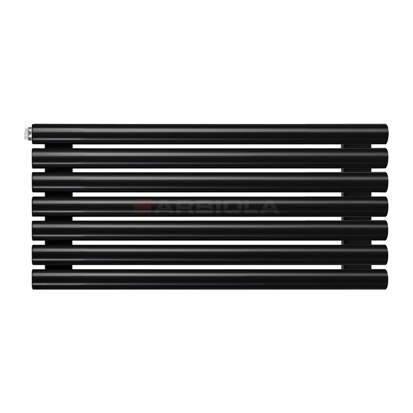 Arbiola Gorizont Iris H 1000-42-07 секции черный горизонтальный радиатор c боковым подключением Arbiola Gorizont Iris H 1000-42-07 секции черный горизонтальный радиатор c боковым подключением