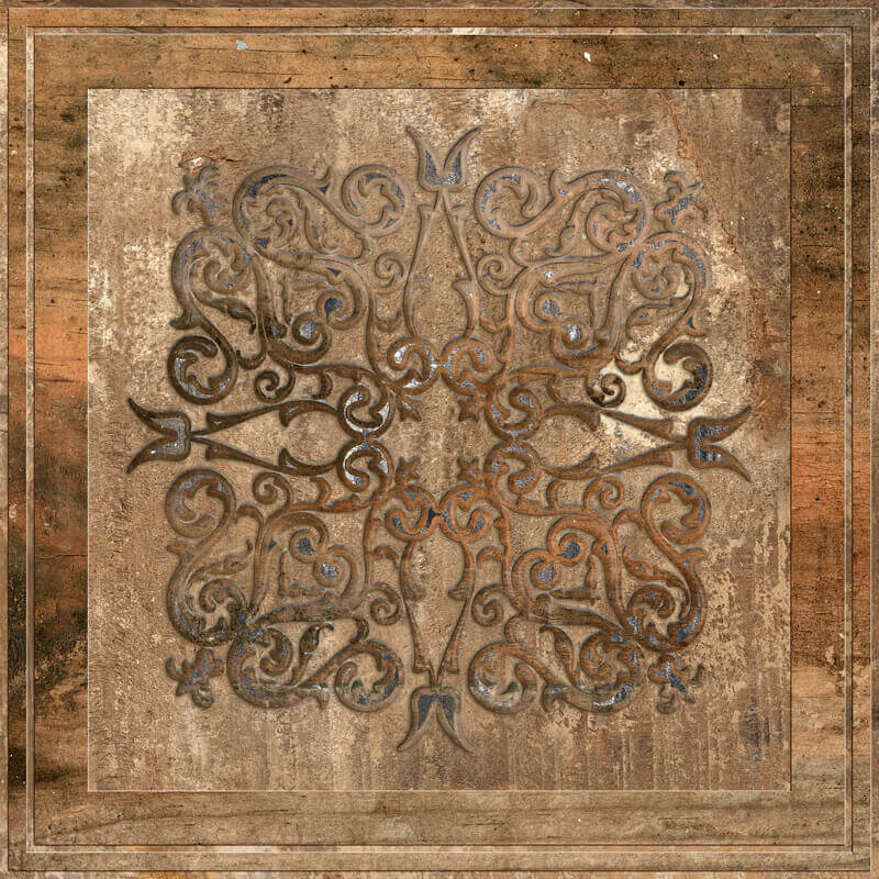 Absolut Ceramica Newcastle Decor Brown 45x45 см Напольная плитка Absolut Ceramica Newcastle Decor Brown 45x45 см Напольная плитка