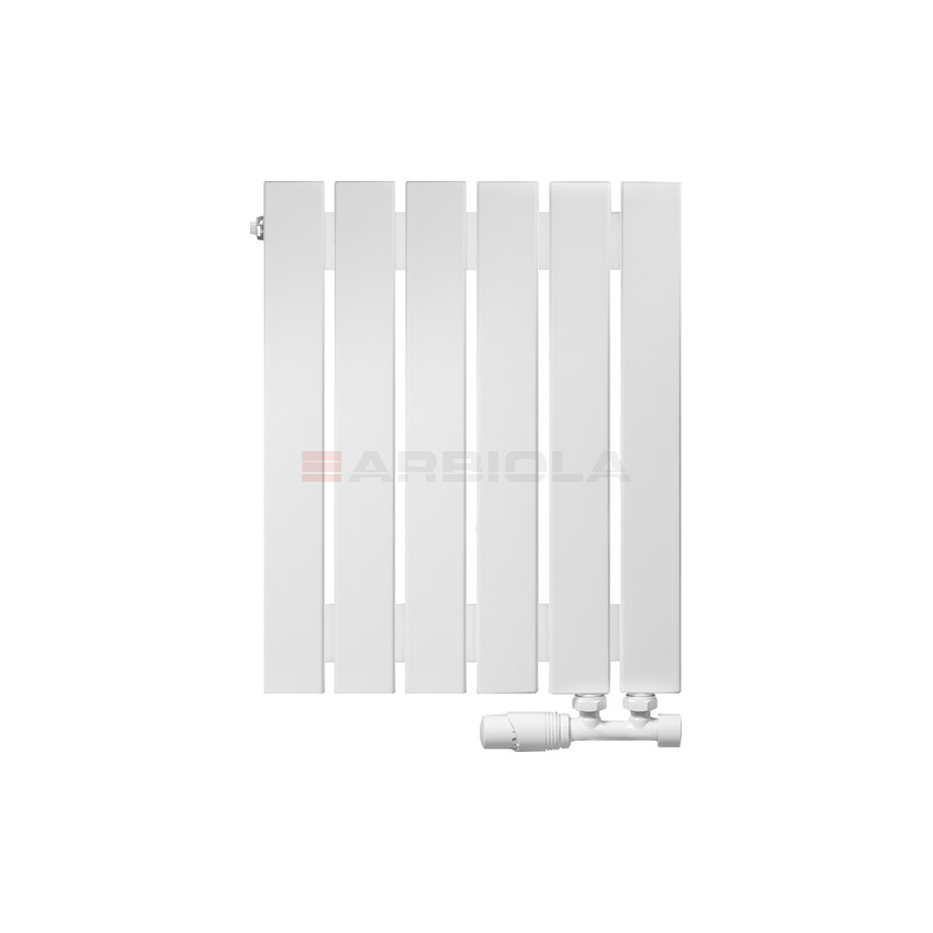 Arbiola Liner V 500-36-06 секции белый вертикальный радиатор c нижним подключением Arbiola Liner V 500-36-06 секции белый вертикальный радиатор c нижним подключением