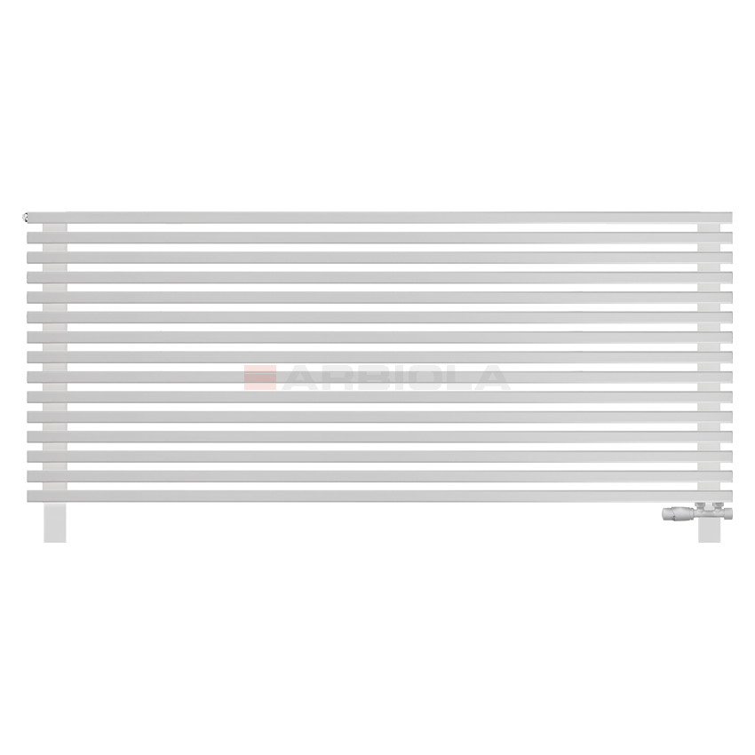 Arbiola Gorizont Compact VZ 1750-63-15 секции белый горизонтальный радиатор c нижним подключением с ножками Arbiola Gorizont Compact VZ 1750-63-15 секции белый горизонтальный радиатор c нижним подключением с ножками