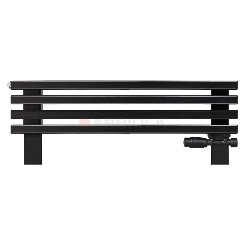 Arbiola Gorizont Compact VZ 750-63-04 секции черный горизонтальный радиатор c нижним подключением с ножками Arbiola Gorizont Compact VZ 750-63-04 секции черный горизонтальный радиатор c нижним подключением с ножками