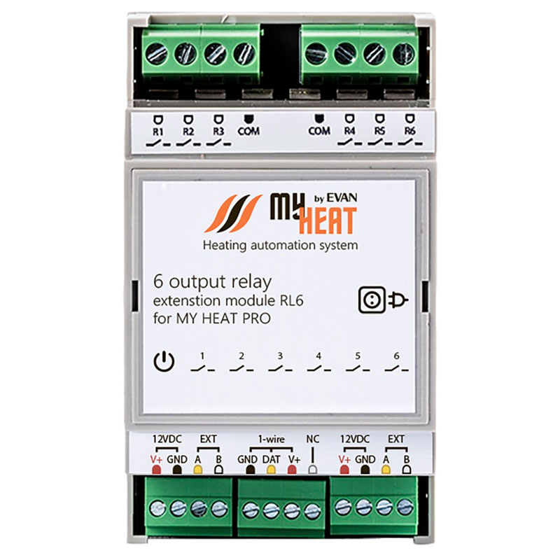 MyHeat RL6 Релейный блок расширения MyHeat RL6 Релейный блок расширения