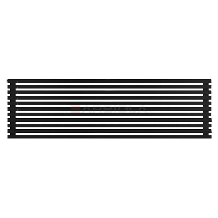 Arbiola Gorizont Ritmo H 2200-40-11 секций чёрный горизонтальный радиатор c боковым подключением Arbiola Gorizont Ritmo H 2200-40-11 секций чёрный горизонтальный радиатор c боковым подключением