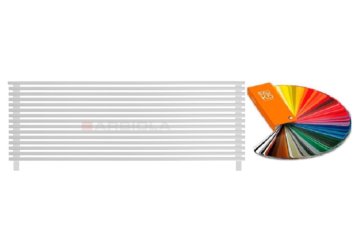 Arbiola Gorizont Compact HZ 2500-63-15 секции цветной горизонтальный радиатор c боковым подключением с ножками Arbiola Gorizont Compact HZ 2500-63-15 секции цветной горизонтальный радиатор c боковым подключением с ножками