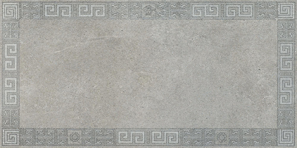 Versace Greek Cassettone Grigio 40x80 см Декор Versace Greek Cassettone Grigio 40x80 см Декор