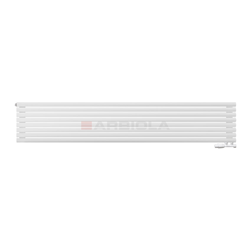 Arbiola Gorizont Iris V 2000-42-08 секции белый горизонтальный радиатор c нижним подключением Arbiola Gorizont Iris V 2000-42-08 секции белый горизонтальный радиатор c нижним подключением