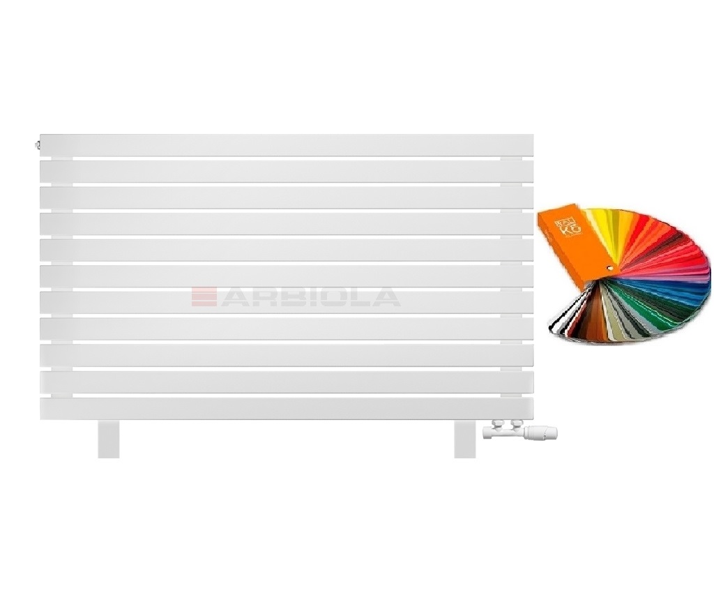 Arbiola Gorizont Liner VZ 1250-36-11 секции цветной горизонтальный радиатор c нижним подключением с ножками Arbiola Gorizont Liner VZ 1250-36-11 секции цветной горизонтальный радиатор c нижним подключением с ножками