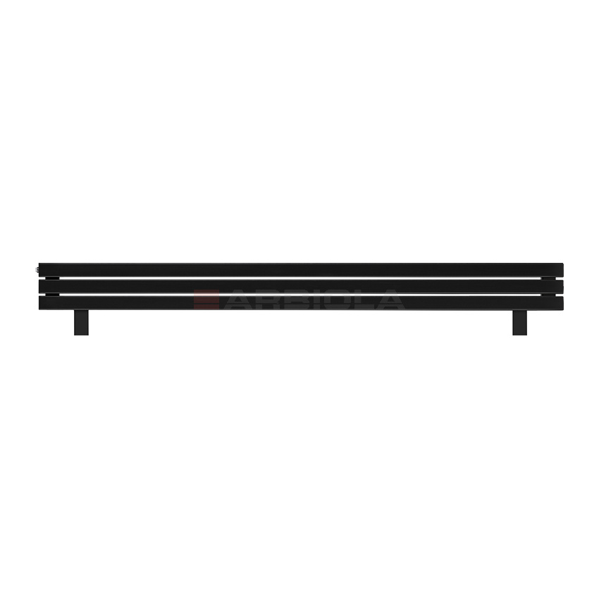 Arbiola Gorizont Liner HZ 2000-36-03 секции черный горизонтальный радиатор c боковым подключением с ножками Arbiola Gorizont Liner HZ 2000-36-03 секции черный горизонтальный радиатор c боковым подключением с ножками