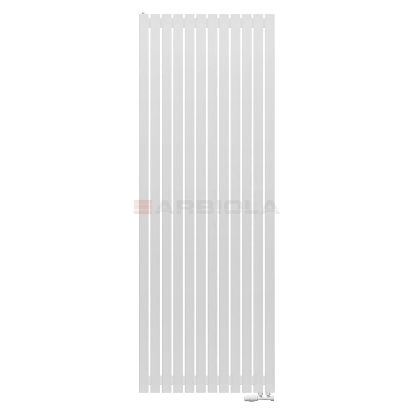 Arbiola Mono V 2200-60-12 секции белый вертикальный радиатор c нижним подключением Arbiola Mono V 2200-60-12 секции белый вертикальный радиатор c нижним подключением