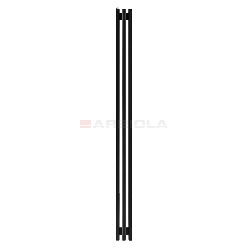 Arbiola Compact H 1750-63-03 секции черный вертикальный радиатор c боковым подключением Arbiola Compact H 1750-63-03 секции черный вертикальный радиатор c боковым подключением