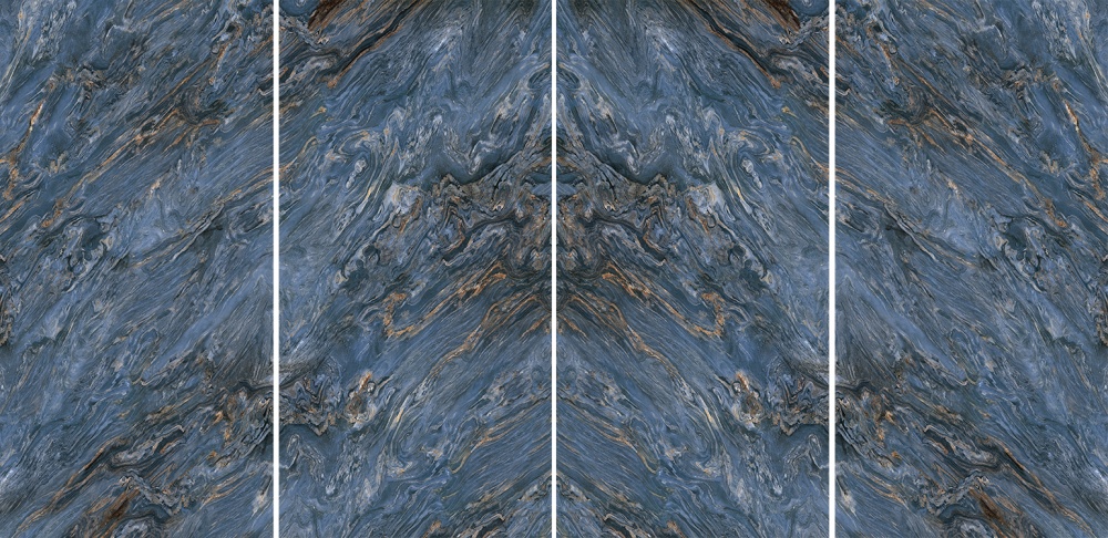Romario Ceramics Supreme Rhinestone Blue 180x360 Панно