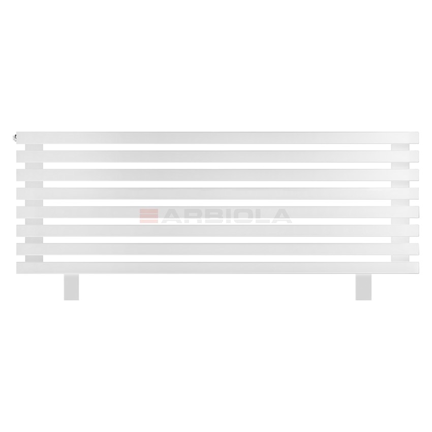 Arbiola Gorizont Ritmo HZ 1200-40-08 секций белый горизонтальный радиатор c боковым подключением (на ножках) Arbiola Gorizont Ritmo HZ 1200-40-08 секций белый горизонтальный радиатор c боковым подключением (на ножках)