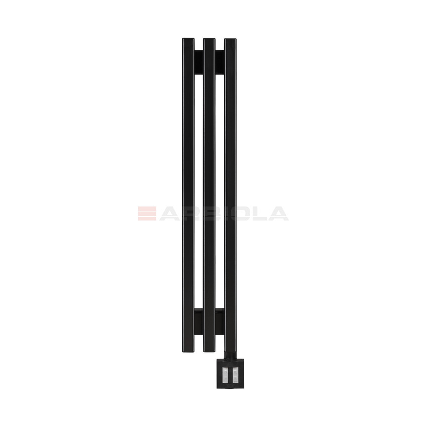 Arbiola Compact EV 750-63-03 секции черный электрический полотенцесушитель Arbiola Compact EV 750-63-03 секции черный электрический полотенцесушитель
