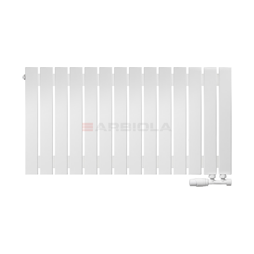 Arbiola Liner V 500-36-14 секции белый вертикальный радиатор c нижним подключением Arbiola Liner V 500-36-14 секции белый вертикальный радиатор c нижним подключением