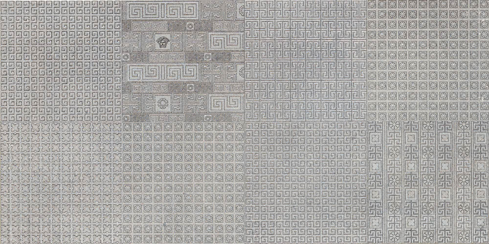 Versace Greek Formelle Grigio 40x80 см Декор Versace Greek Formelle Grigio 40x80 см Декор