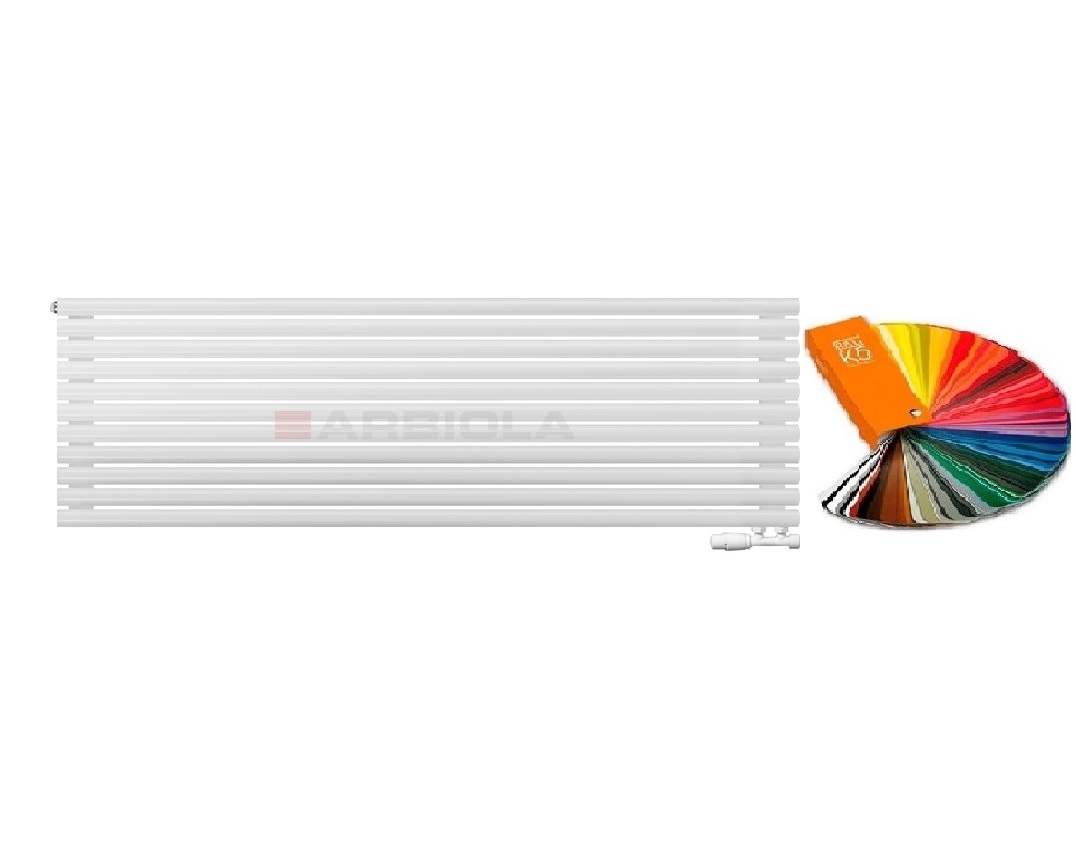 Arbiola Gorizont Iris V 1750-42-11 секции цветной горизонтальный радиатор c нижним подключением Arbiola Gorizont Iris V 1750-42-11 секции цветной горизонтальный радиатор c нижним подключением