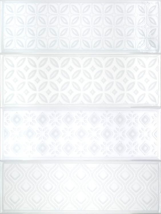 Fabresa Santorini Dark White 10x30 см настенная плитка Fabresa Santorini Dark White 10x30 см настенная плитка