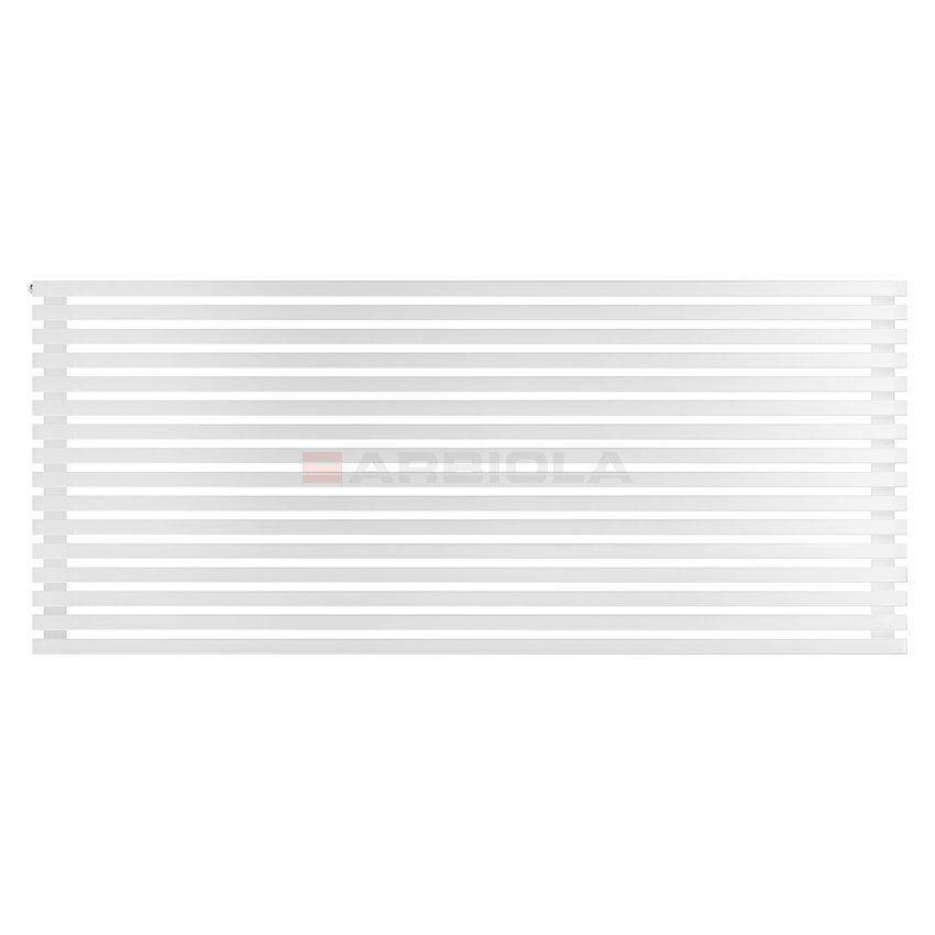 Arbiola Gorizont Ritmo H 2200-40-16 секций белый горизонтальный радиатор c боковым подключением Arbiola Gorizont Ritmo H 2200-40-16 секций белый горизонтальный радиатор c боковым подключением