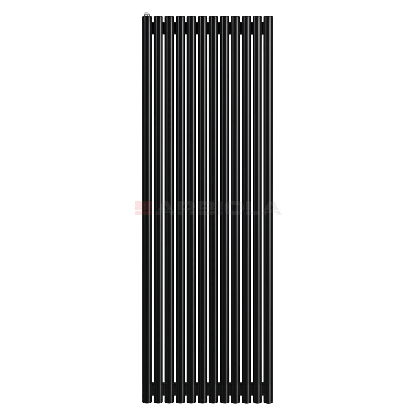 Arbiola Iris 42 H 1800-42-12 секции черный вертикальный радиатор c боковым подключением