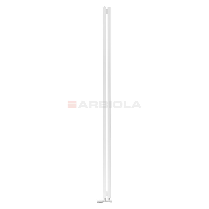 Arbiola Ritmo V 2500-40-02 секции белый вертикальный радиатор c нижним подключением Arbiola Ritmo V 2500-40-02 секции белый вертикальный радиатор c нижним подключением