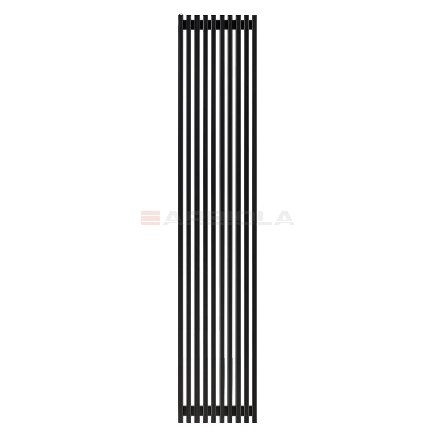 Arbiola Compact H 2500-63-10 секции черный вертикальный радиатор c боковым подключением Arbiola Compact H 2500-63-10 секции черный вертикальный радиатор c боковым подключением