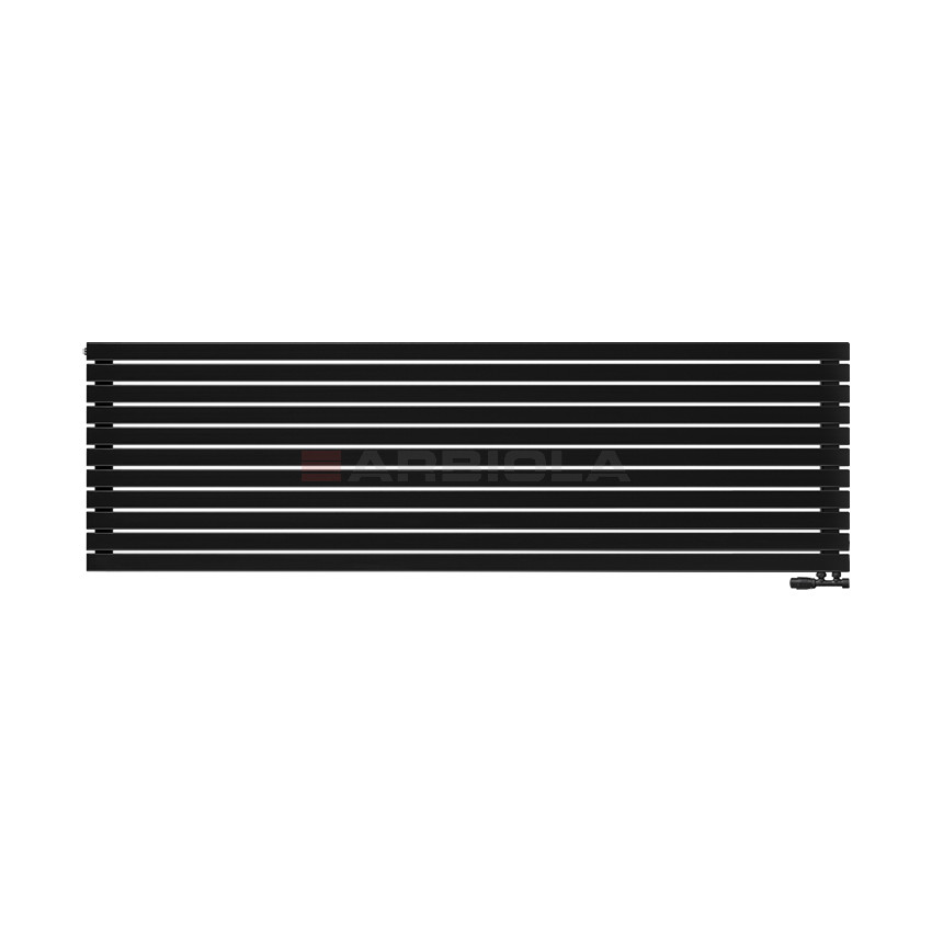 Arbiola Gorizont Liner V 2500-36-11 секции черный горизонтальный радиатор c нижним подключением Arbiola Gorizont Liner V 2500-36-11 секции черный горизонтальный радиатор c нижним подключением