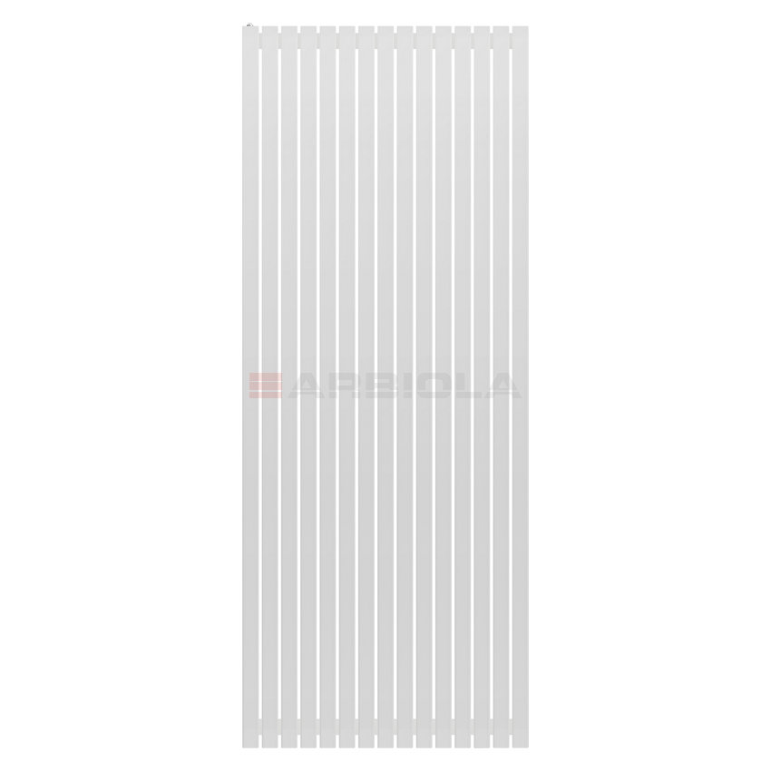 Arbiola Mono H 2500-60-15 секции белый вертикальный радиатор c боковым подключением Arbiola Mono H 2500-60-15 секции белый вертикальный радиатор c боковым подключением