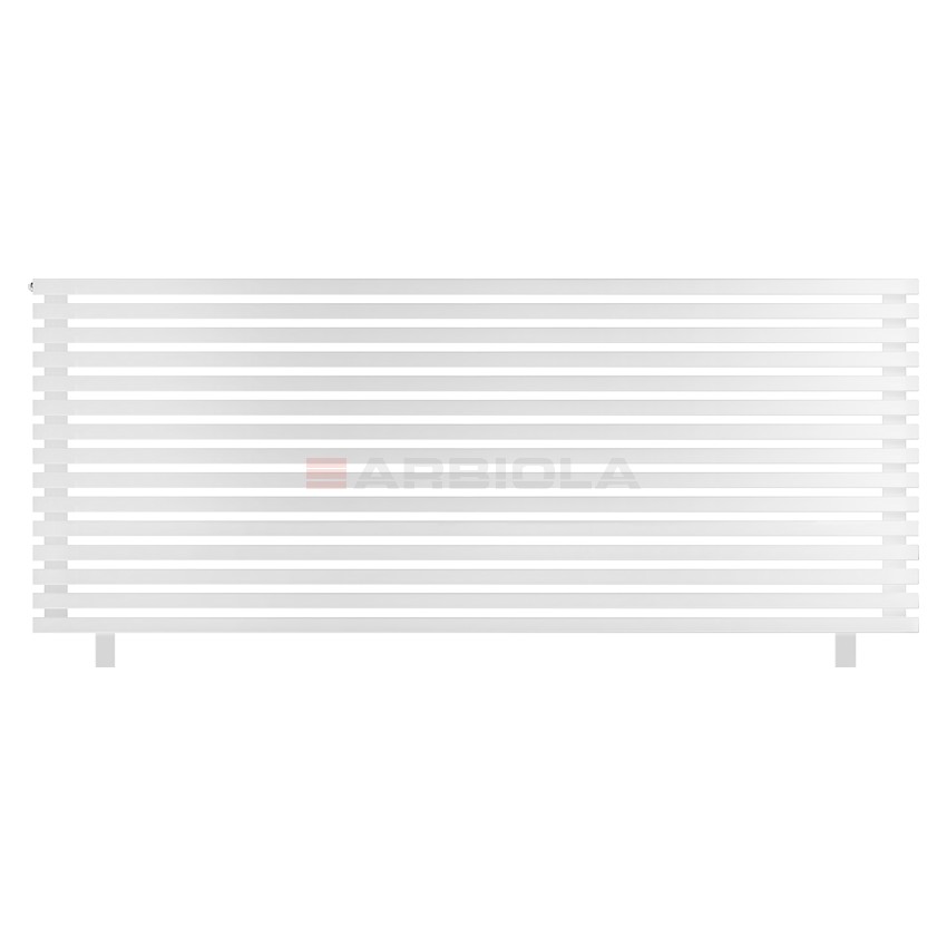 Arbiola Gorizont Ritmo HZ 2200-40-15 секций белый горизонтальный радиатор c боковым подключением (на ножках)