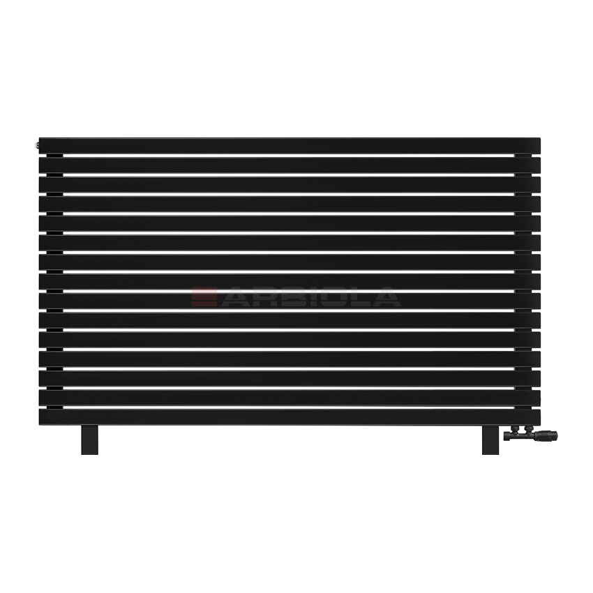 Arbiola Gorizont Liner VZ 1800-36-15 секции черный горизонтальный радиатор c нижним подключением с ножками Arbiola Gorizont Liner VZ 1800-36-15 секции черный горизонтальный радиатор c нижним подключением с ножками