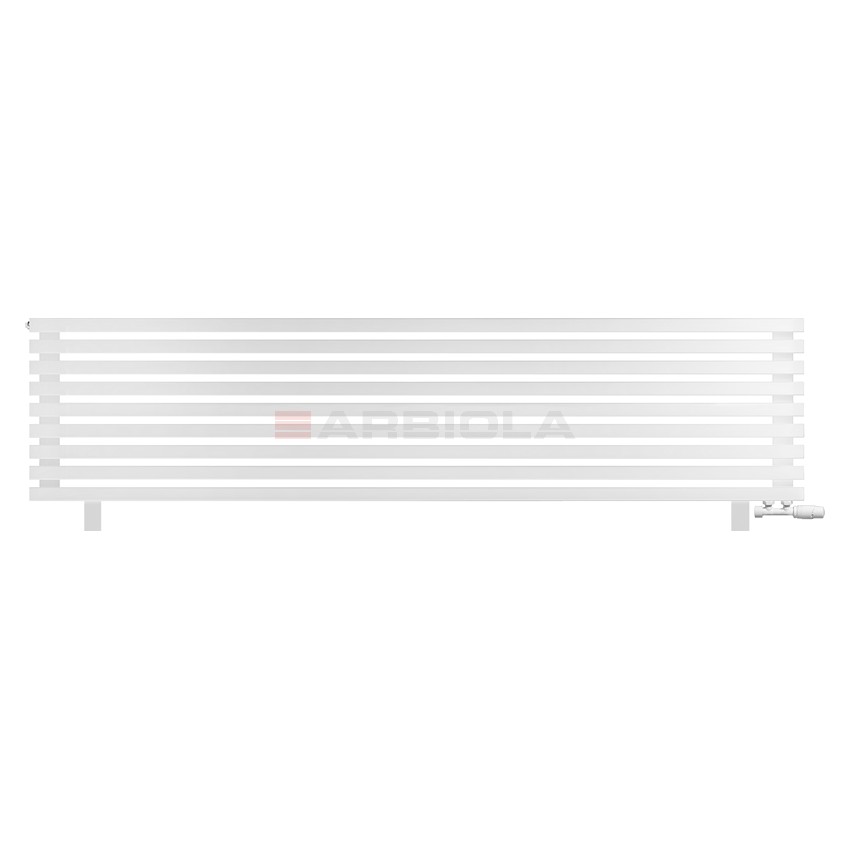 Arbiola Gorizont Ritmo VZ 2200-40-09 секций белый горизонтальный радиатор c нижним подключением (на ножках) Arbiola Gorizont Ritmo VZ 2200-40-09 секций белый горизонтальный радиатор c нижним подключением (на ножках)