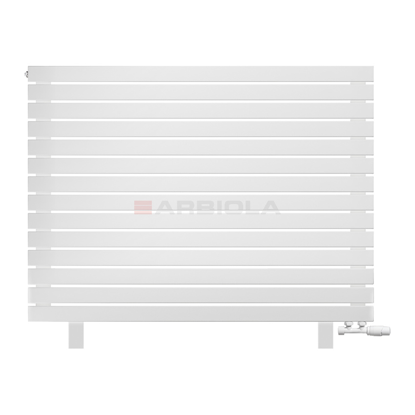 Arbiola Gorizont Liner VZ 1200-36-14 секции белый горизонтальный радиатор c нижним подключением с ножками