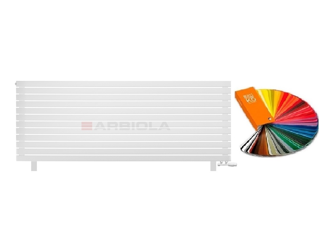 Arbiola Gorizont Liner VZ 2000-36-12 секции цветной горизонтальный радиатор c нижним подключением с ножками Arbiola Gorizont Liner VZ 2000-36-12 секции цветной горизонтальный радиатор c нижним подключением с ножками