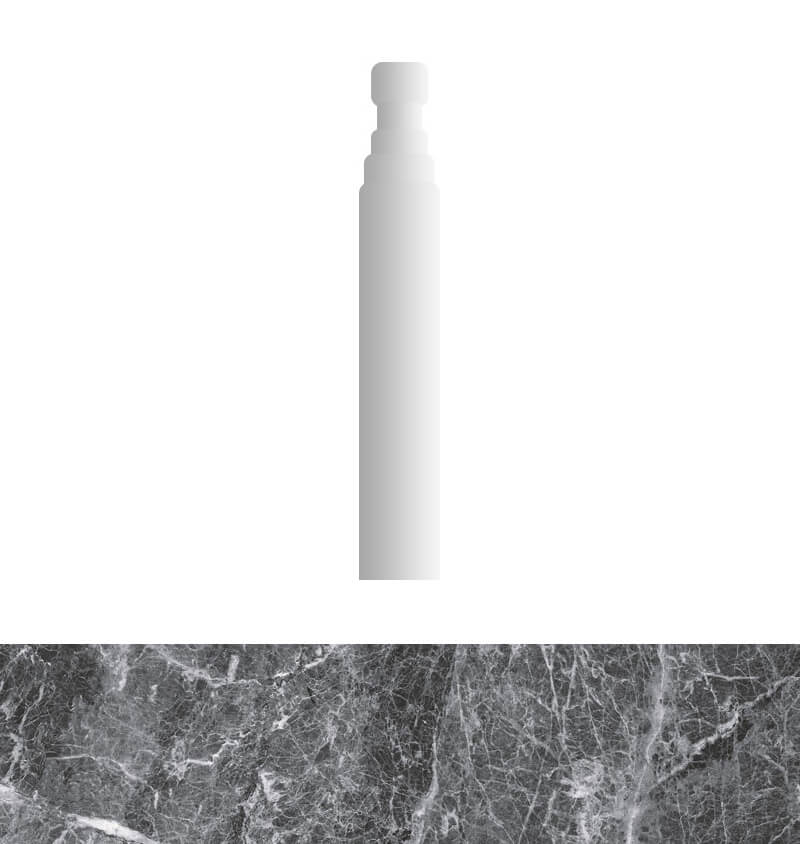 Caesar Anima Angolo Zoccolo Grey St.Laurent 2x15 см Вставка Caesar Anima Angolo Zoccolo Grey St.Laurent 2x15 см Вставка