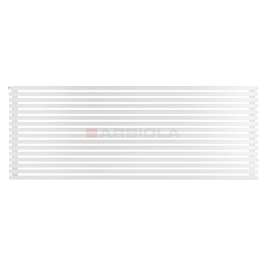 Arbiola Gorizont Ritmo H 2500-40-16 секций белый горизонтальный радиатор c боковым подключением Arbiola Gorizont Ritmo H 2500-40-16 секций белый горизонтальный радиатор c боковым подключением