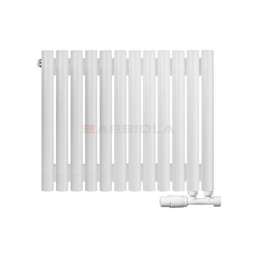 Arbiola Iris 42 V 500-42-12 секции белый вертикальный радиатор c нижним подключением Arbiola Iris 42 V 500-42-12 секции белый вертикальный радиатор c нижним подключением