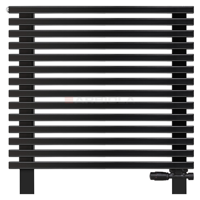 Arbiola Gorizont Compact VZ 1000-63-14 секции черный горизонтальный радиатор c нижним подключением с ножками Arbiola Gorizont Compact VZ 1000-63-14 секции черный горизонтальный радиатор c нижним подключением с ножками