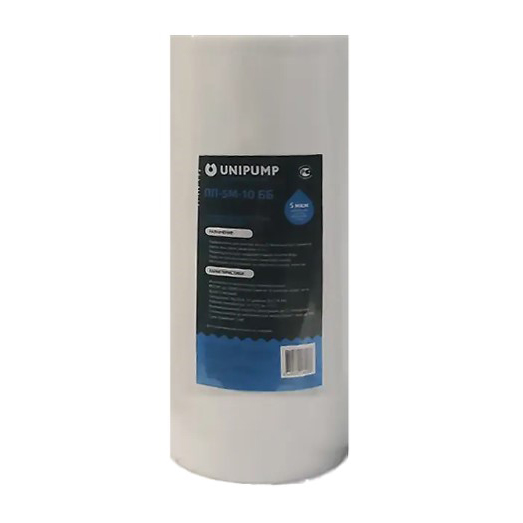 Полипропиленовый картридж Unipump Big Blue ПП-10 М (10”, 10 мкм) Полипропиленовый картридж Unipump Big Blue ПП-10 М (10”, 10 мкм)