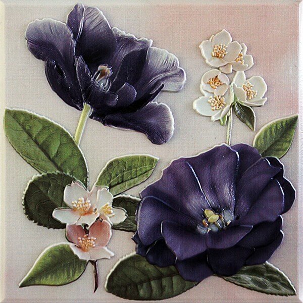 Fabresa Placa Decor Morado 20x20 декоративный элемент Fabresa Placa Decor Morado 20x20 декоративный элемент